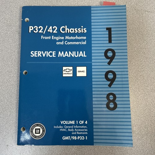 1998 chevrolet p32 chassis - chevrolet, p32/42