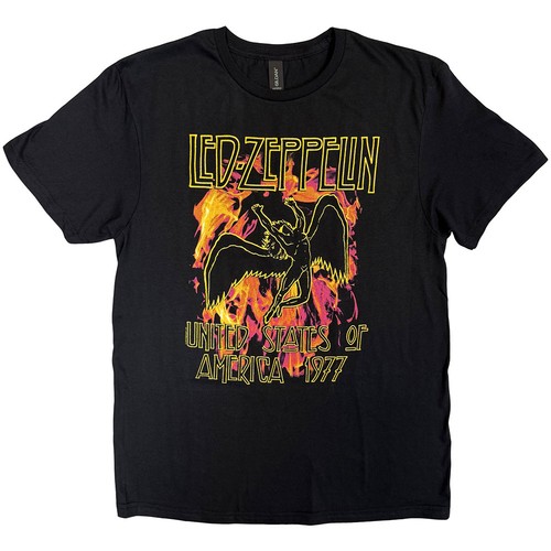 Led zeppelin shirt black - led, t
