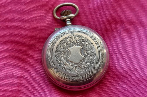 Antique 800 silver pocket - antique,