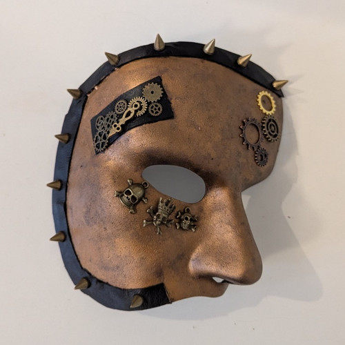 Steampunk bronze half - steampunk,
