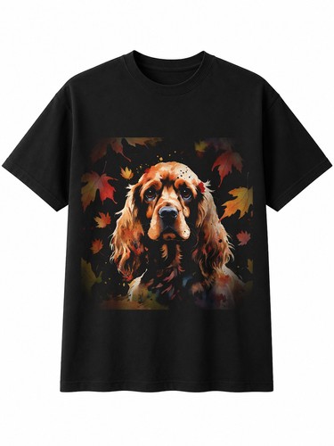 Cocker spaniel autumn - cocker,