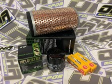 Oil Filter Air Filter & Spark Plug Service Kit Triumph 865 Bonneville SE 09-12