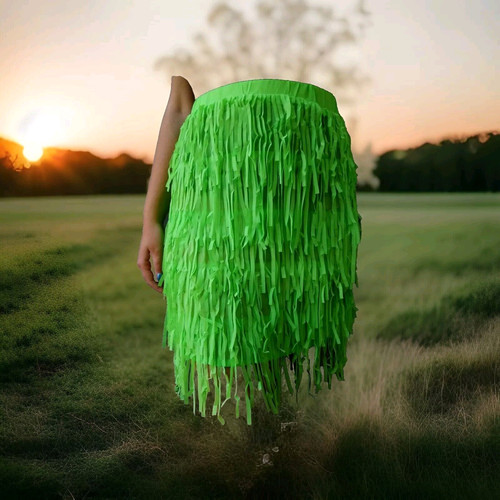 Fluorescent neon green - fluorescent, skirt