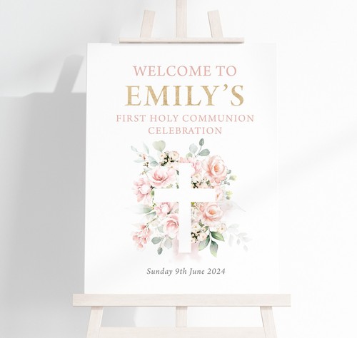 First holy communion - first, sign