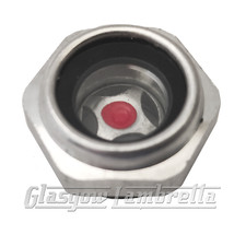 Lambretta Li TV SX GP OIL LEVEL PLUG with SIGHT / INSPECTION GLASS Series 1 2 3