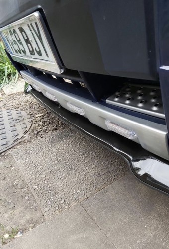 Front bumper lower splitter - front,
