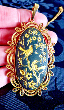 Vintage Damascene Songbird