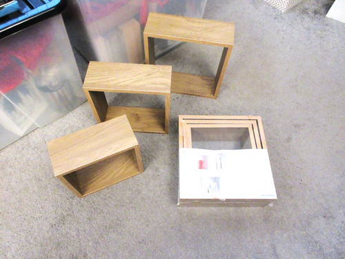 Cube shelving packs 3 - cube,