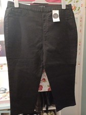 Peacocks Kate black Denim crop