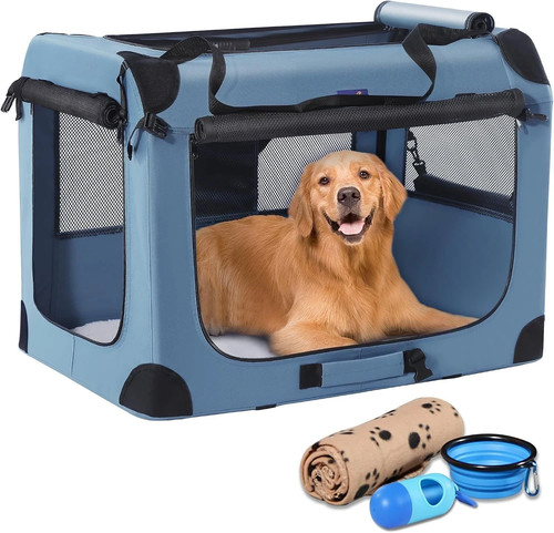 Soft collapsible dog crate - dog,