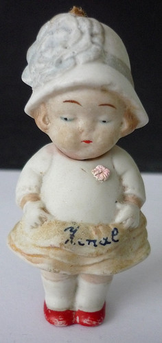 Vintage german bisque small - bisque,