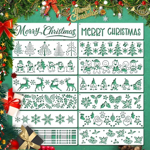 Pcs christmas stencils set - pcs,