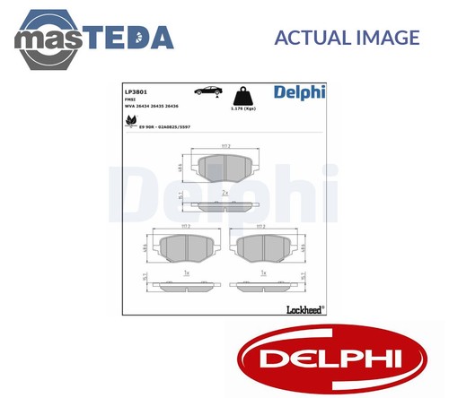 Lp3801 brake pads - brake,