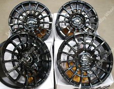 18" Black Sport Alloy Wheels Commercially Load Rated Fits Ford Transit Van