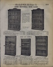 1912 PAPER AD Gunn Book Case