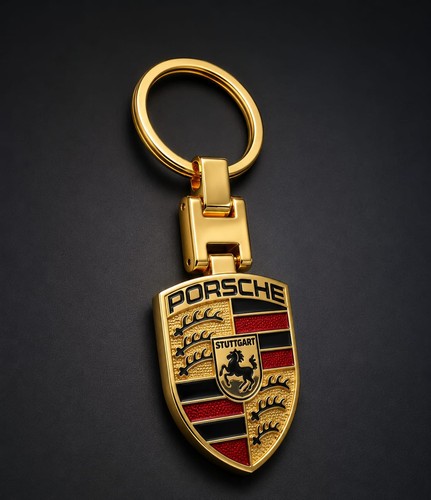 Porsche crest metal - porsche,