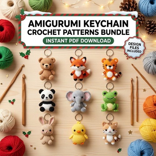 Amigurumi keychain crochet - amigurumi,