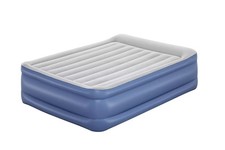 Inflatable Airbed Mattress, Bestway Tritech w/ Built-In Pump & Carry Bag, Queen