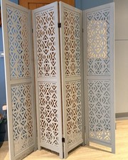 Elegant Boho Light Blue Wooden