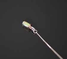 Solid Black Opal Earrings