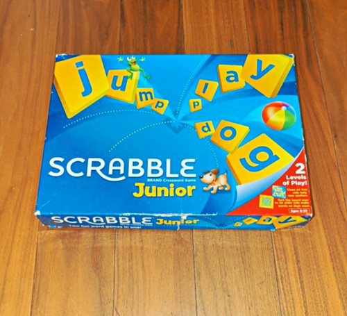Scrabble junior board game - scrabble,