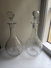 Pair Of Antique Glass Decanter