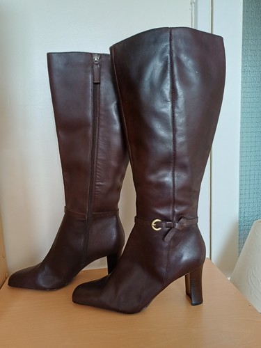 Vintage long leather - wide, leg