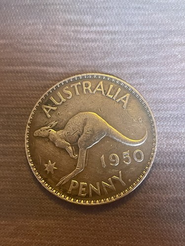 1950 australian penny king - australian,