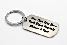Personalised Keyrings Both