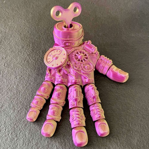 Flexible steampunk hand art - steampunk,