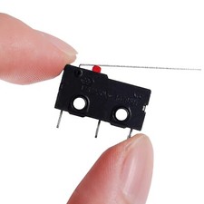Long Straight Hinge Lever SPDT Micro Mini Limit Switch AC 250V 5A 3 pins
