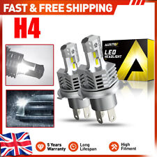 AUXITO 2x H4 LED Headlight Bulbs Kit 200W 80000LM Hi/Lo Beam Super Bright White