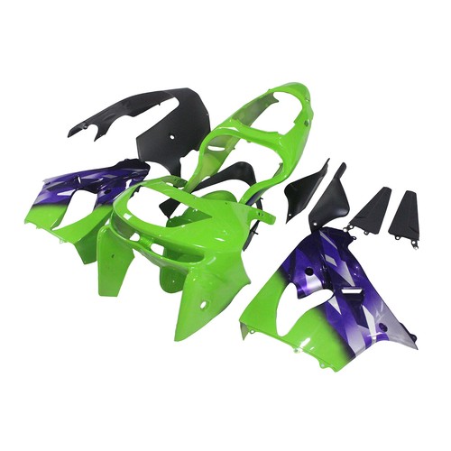 Green purple fairing kit - green,