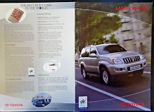 ORIGINAL TOYOTA LAND CRUISER 100VX D4D RARE OLD SALES BROCHURE, COLLECTORS ITEM