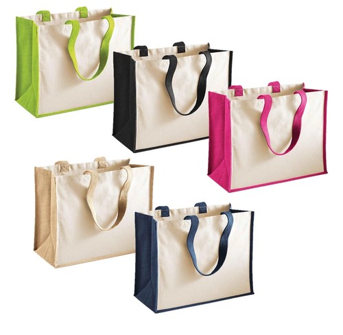 Contrast colour natural jute - natural,