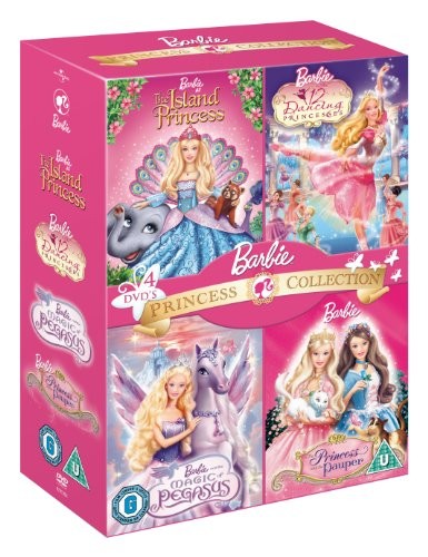 Barbie princess box set dvd - barbie,
