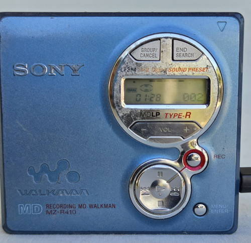 Sony blue r410 portable - sony,