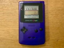 Nintendo GameBoy Color Grape GBC Game Boy - Tested Working