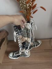 Womens Knee High Converse Xtra Long Uk 4 USA 6 Good Condition 
