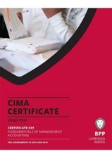 CIMA - Fundamentals of Management Accounting: Study Text,BPP Lea