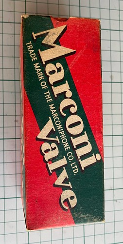 Vintage marconi valve box no - marconi,