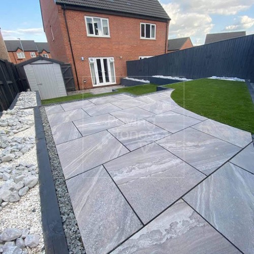 Marmo grey porcelain paving - grey,
