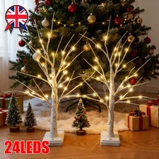 2PCS LED Twig Birch Table Tree