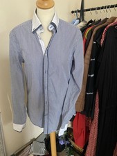 Next Slim Fit Blue Stripe