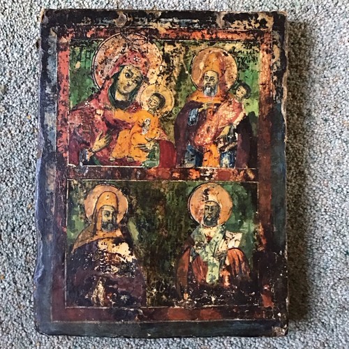 Greek orthodox icon - greek, with