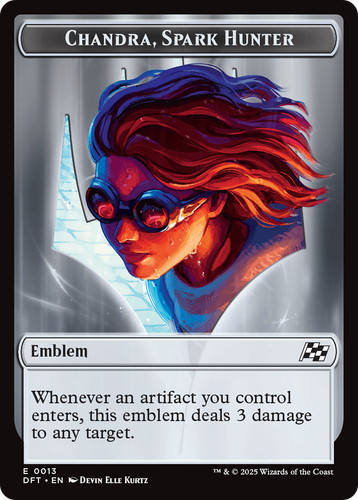 Mtg emblem chandra spark - emblem,