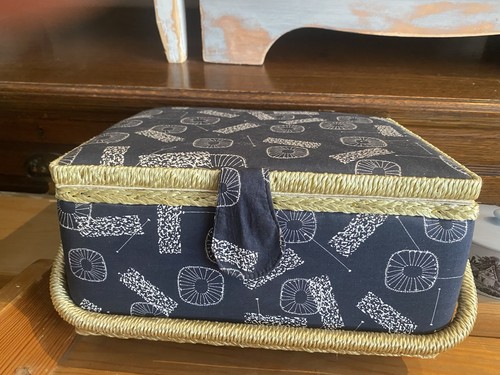 Sewing box with various - sewing,
