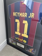 Neymar Jr Barcelona  Framed
