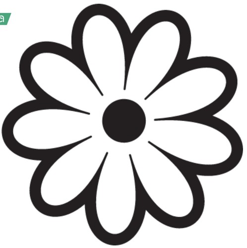 Flower vinyl decal sticker - decal,