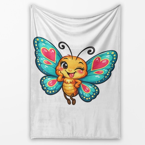 Cheeky butterfly blanket - butterfly,
